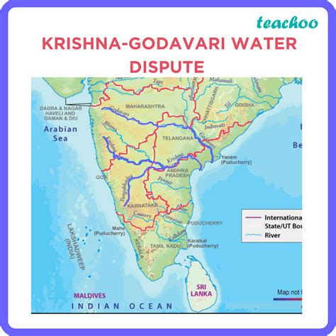 Krishna River Dams Map