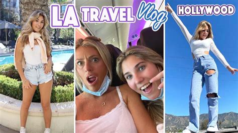 My LA Travel VLOG Part1 | Rosie McClelland - YouTube