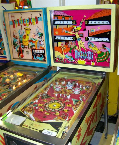 1970 Firecracker "Bally " Pinball Machine | Pinball, Pinball machine ...