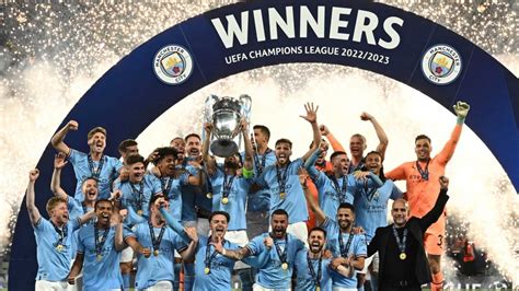 Man City win first Champions League trophy - SolaceBase