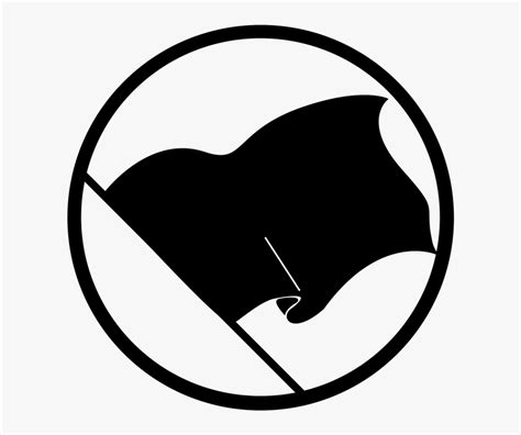 Black Anarchism Flag, HD Png Download - kindpng