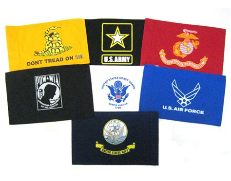 U.S. Military Branches 6" x 9" Flags