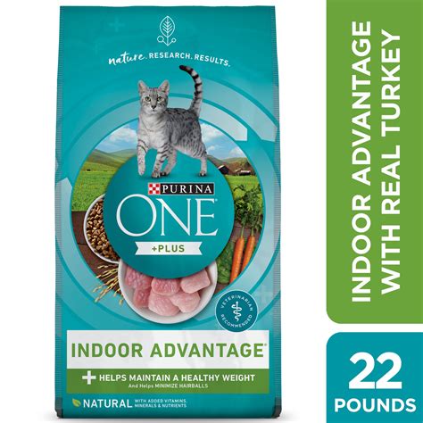 Purina ONE Natural, Low Fat, Weight Control, Indoor Dry Cat Food, +Plus ...