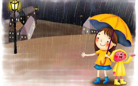 Rain Wallpaper 4k Desktop Cartoon Wallpapers - IMAGESEE