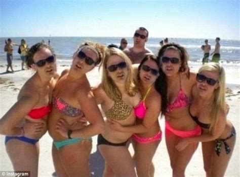 Photograph of six bikini-clad friends on a beach goes viral for a very ...