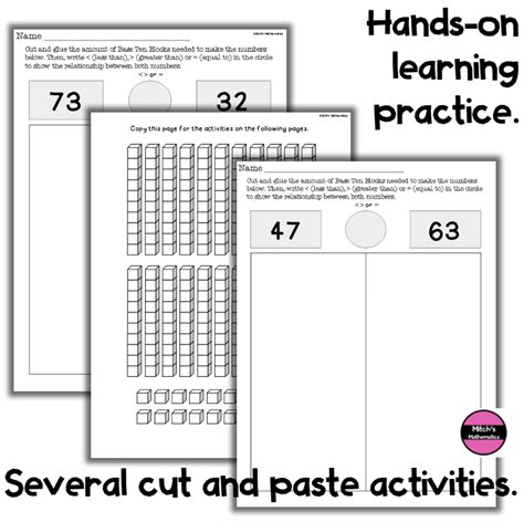 Place Value Counting Comparing Regrouping Base 10 Blocks Ones and Tens | Made By Teachers