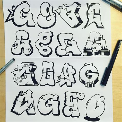 GGGGGGGGGGGGG | Graffiti lettering, Graffiti lettering alphabet, Graffiti alphabet