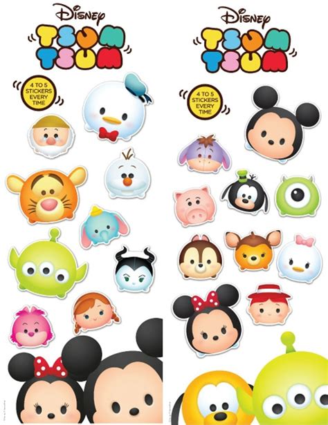 Disney Tsum Tsum Stickers | Gumballs.com