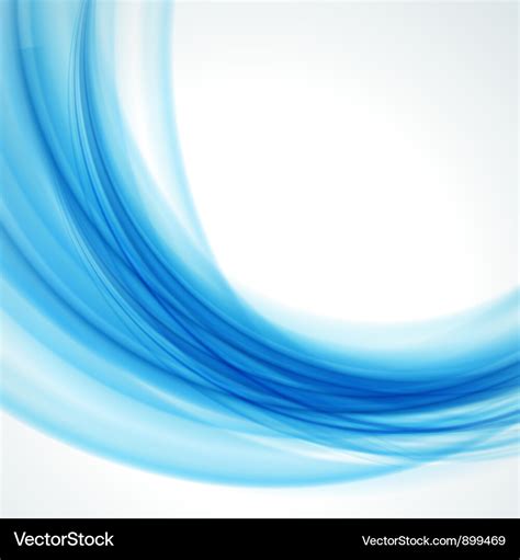 Abstract blue wave background Royalty Free Vector Image