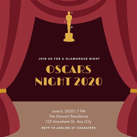 Free custom printable movie night invitation templates | Canva