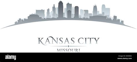 Kansas city Missouri skyline silhouette. Vector illustration Stock ...