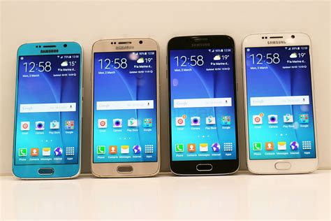 Samsung Galaxy S6 color comparison