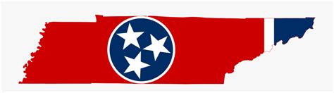 Tennessee Clip Art - Tennessee State Flag Map , Free Transparent ...