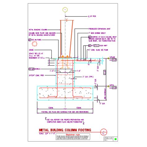 FC02.1 - Metal Building Foundation Details | AxiomCpl: Central ...