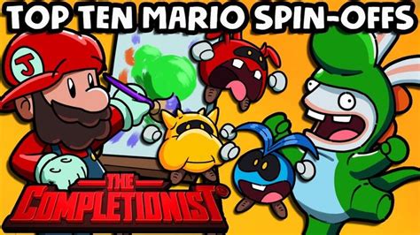 Top 10 Mario Spin-Off Games | The Completionist | Mario, Off game, Spinning