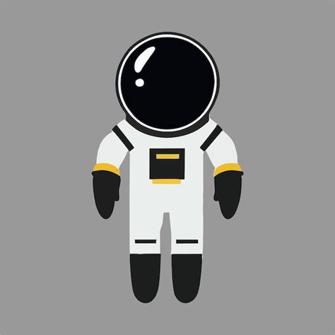 Premium Vector | Astronaut simple vector 6