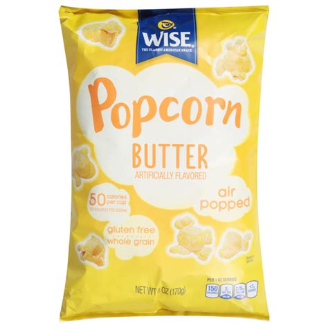 Save on Wise Popcorn Butter Air Popped Order Online Delivery | Stop & Shop