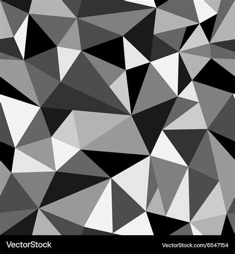 Abstract seamless rumpled triangular pattern Vector Image