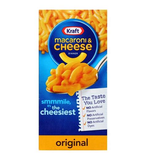 Kraft Original Flavor Mac and Cheese, 7.25 oz Box