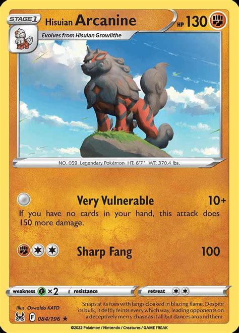 Hisuian Arcanine - PokemonCard