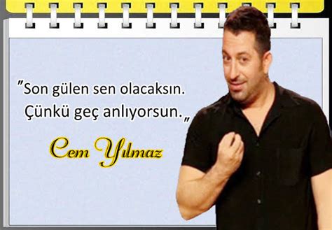 Cem Yılmaz Sözleri - Cem Yılmaz Esprileri - En Güzel Cem Yılmaz Sözleri