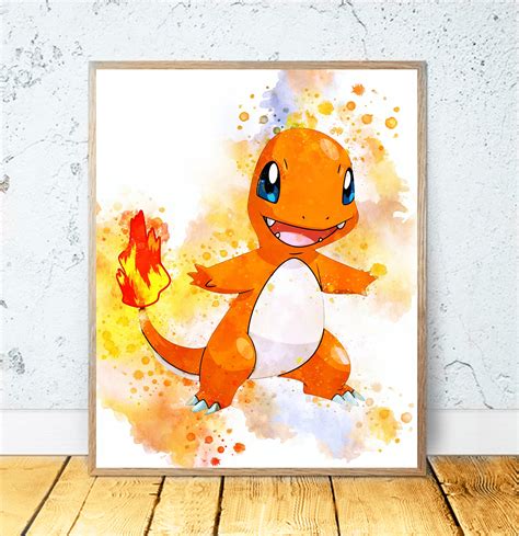 SET 6 POKEMON PRINTABLE Art Pokemon Prints Pokemon Poster | Etsy