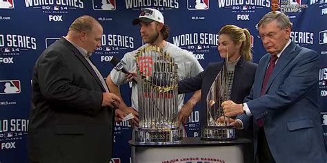 VIDEO: Awkward World Series MVP Trophy Presentation Shows Difficulty Of Live Product Promotion ...