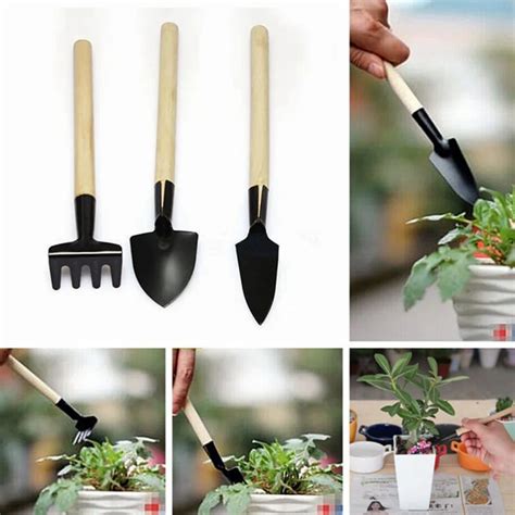 Aliexpress.com : Buy 3 PCS/set Mini Garden Hand Tool Kit Plant Gardening Shovel Spade Rake ...