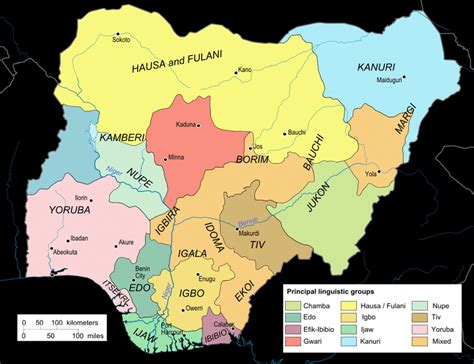 Some Ethnic And Political Maps Of Nigeria And Africa - Culture - Nigeria