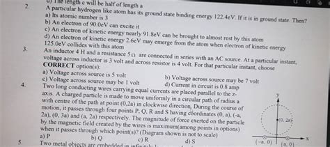 Two long conducting wires carrying equal currents are placed parallel to