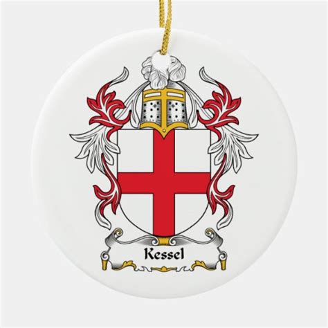 Kessel Family Crest Ceramic Ornament | Zazzle