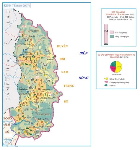 Bản đồ Tây Nguyên và các tỉnh miền trung Việt Nam Cho Phượt Thủ - Cửu ...