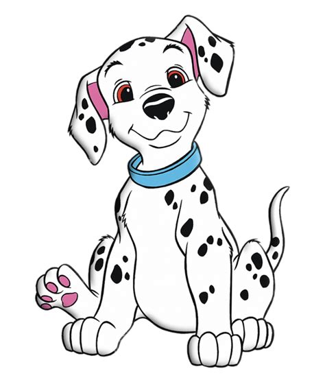 101 Dalmatians Puppy with blue collar | Puppy coloring pages, Dalmatian puppy, Dog drawing