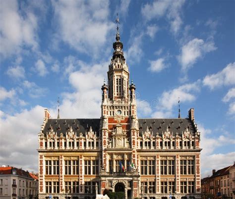 Schaerbeek Town Hall in Brussels. Belgium Stock Image - Image of facade ...