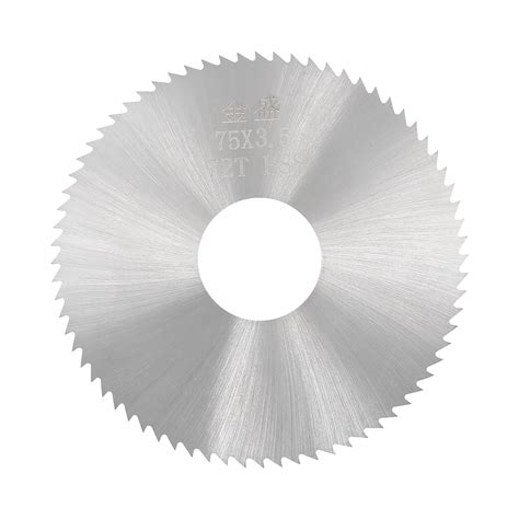 Circular Saw Blades, 75x22x3.5mm 72 Teeth HSS Disc Cutting Blade for Wood Metal - Walmart.com ...