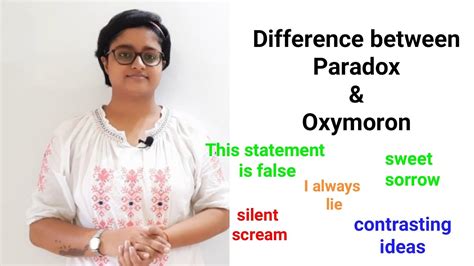 Difference between paradox and oxymoron | examples | points of ...