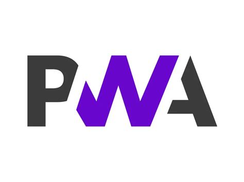 PWA Progressive Web Apps Logo PNG vector in SVG, PDF, AI, CDR format