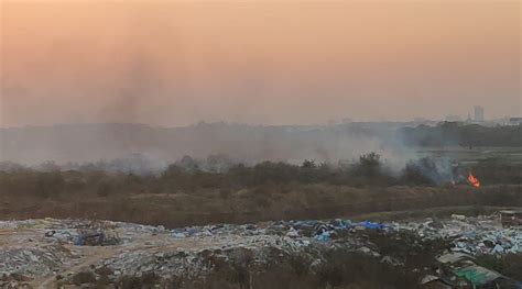 Fire breaks out at Bengaluru’s Bellandur Lake, officials blame it on a burning garbage pile ...