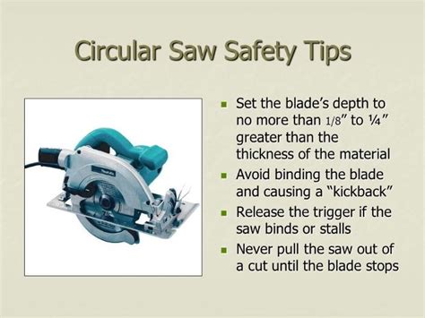 Portable Circular Saw Safety Rules – Telegraph