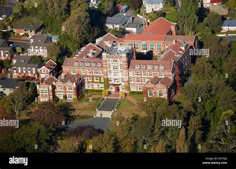 Knox College, North Dunedin, South Island, New Zealand - aerial Stock Photo - Alamy