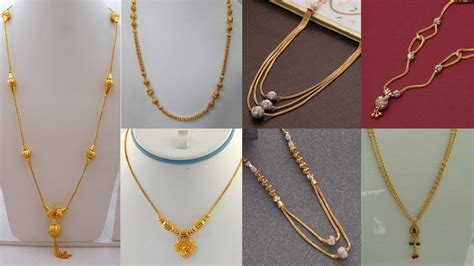 Gold Chain Designs For Girls