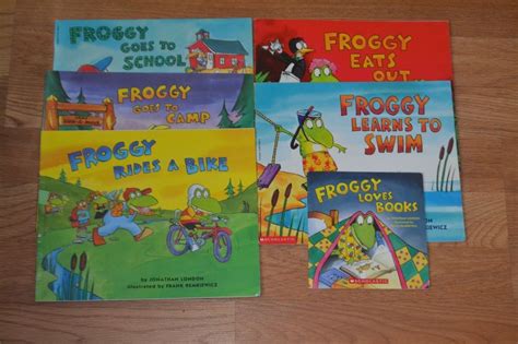 Froggy Series Children's Book lot of 6, Paperback, Jonathan London ...