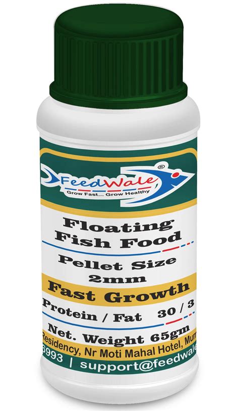 FeedWale 2mm 65gm Floating Aquarium Fish Feed Premium Quality Fish Food - FeedWale