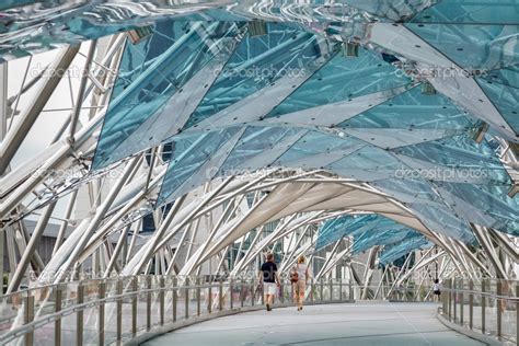 Helix bridge Singapore – Stock Editorial Photo © phil_bird #38942901