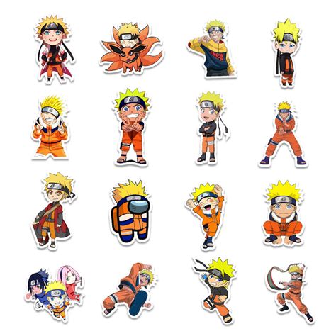 Naruto Anime Random Vinyl Waterproof Stickers para laptops | Etsy