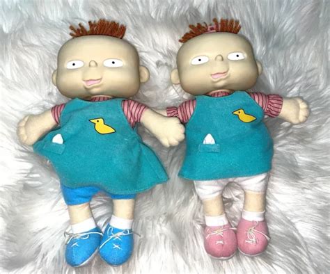 VINTAGE PHIL AND Lil Baby Twins Rugrats Plush Doll 12" Mattel 1998 Viacom Rare $99.99 - PicClick