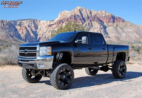 Chevrolet Silverado 1500 XD Series XD775 Rockstar Wheels Matte Black