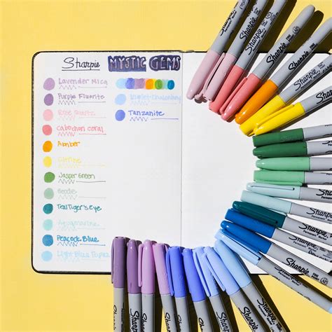 Sharpie Mystic Gems Fine and Ultra Fine Markers, 12 and 24 count ...