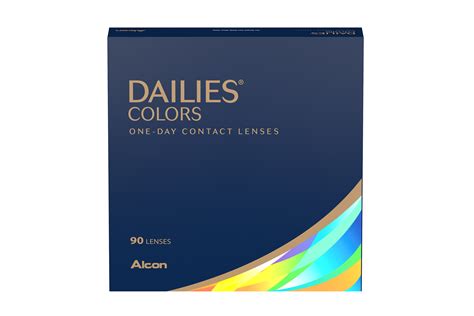 Dailies Colors 90-Pack Contact Lenses By Alcon 8.6/13.8/Hazel/-0.75 | EyeSpecs.com