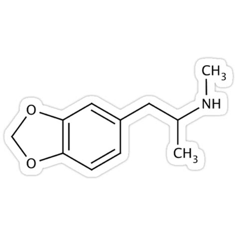 "MDMA Molecule" Stickers by eldar | Redbubble